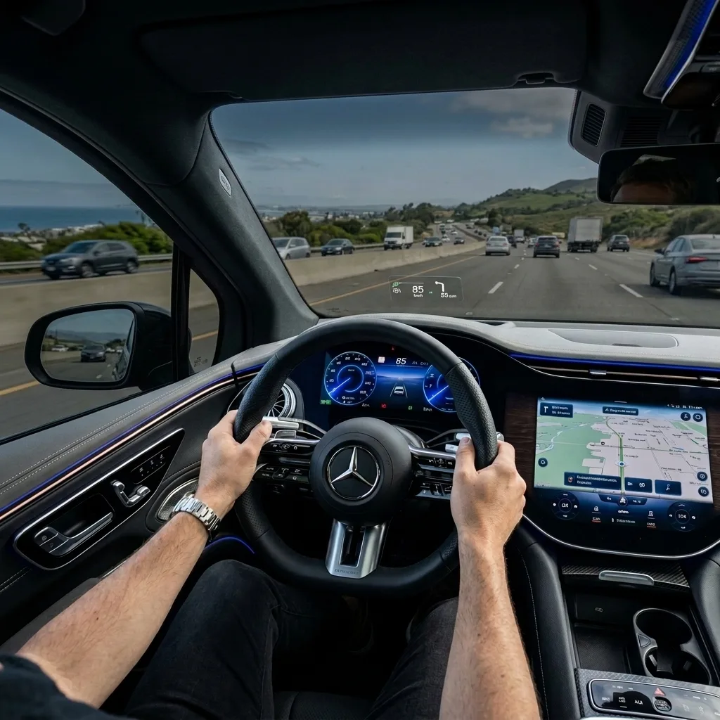 Visão de dentro do carro com película antivandalismo premium escura G5